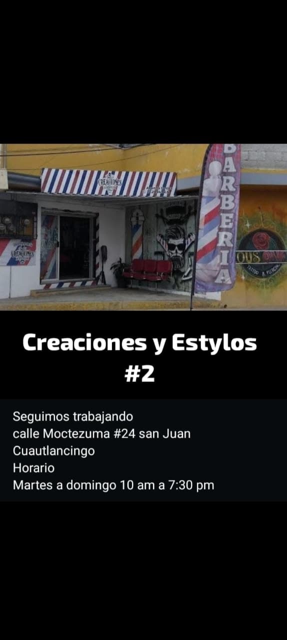 Barbería Creaciones y Estylos 2