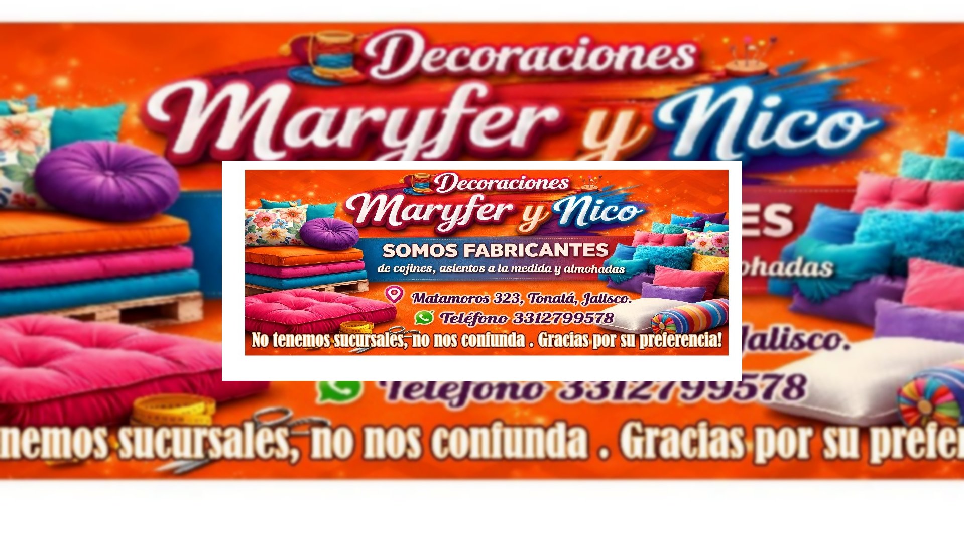 Decoraciones Maryfer y nico